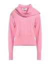 Msgm Woman Sweater Pink Size S Wool, Viscose, Polyamide, Cashmere