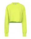 Msgm Sweatshirts In Green