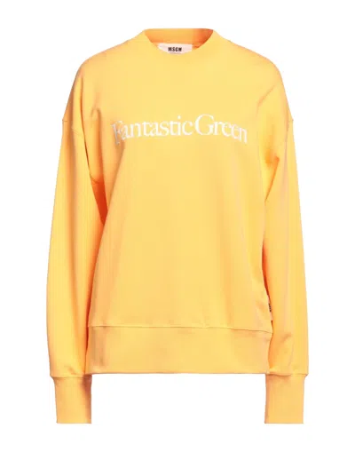 Msgm Sweatshirts In Orange