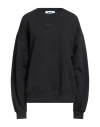 Msgm Woman Sweatshirt Black Size L Cotton In Black