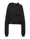 Msgm Woman Sweatshirt Black Size S Cotton In Black