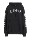 Msgm Woman Sweatshirt Black Size S Cotton In Black