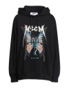 Msgm Woman Sweatshirt Black Size S Cotton