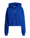 Msgm Woman Sweatshirt Bright Blue Size L Cotton