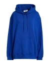 Msgm Woman Sweatshirt Bright Blue Size Xs Cotton In Blue