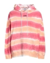 Msgm Woman Sweatshirt Fuchsia Size S Cotton In Pink
