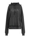 Msgm Woman Sweatshirt Grey Size L Cotton