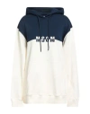 Msgm Woman Sweatshirt Ivory Size M Cotton In Multi