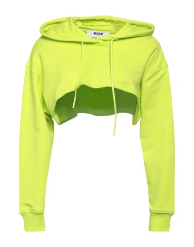 Msgm Sweatshirts In Green