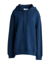 Msgm Woman Sweatshirt Midnight Blue Size M Cotton In Blue