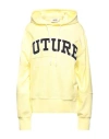 Msgm Woman Sweatshirt Light Yellow Size Xxl Organic Cotton In Yellow