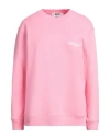 Msgm Woman Sweatshirt Pink Size L Cotton In Pink
