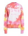 Msgm Woman Sweatshirt Pink Size L Cotton In Pink