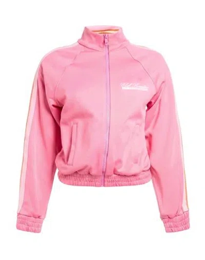 Msgm Woman Sweatshirt Pink Size S Polyester, Cotton