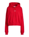 Msgm Woman Sweatshirt Red Size M Cotton In Red