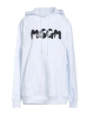 Msgm Woman Sweatshirt White Size L Cotton