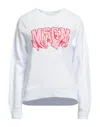 Msgm Sweatshirts In White