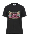 Msgm Woman T-shirt Black Size L Cotton In Black