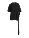 Msgm Woman T-shirt Black Size L Cotton, Viscose