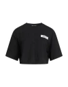 Msgm Woman T-shirt Black Size M Cotton