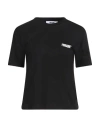 Msgm Woman T-shirt Black Size M Cotton