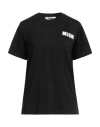 Msgm Woman T-shirt Black Size S Cotton