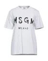 Msgm T-shirts In Grey