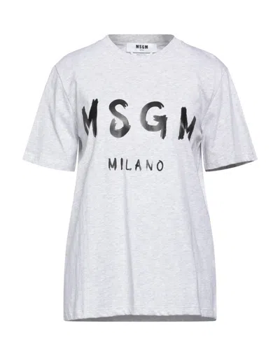 Msgm T-shirts In Grey
