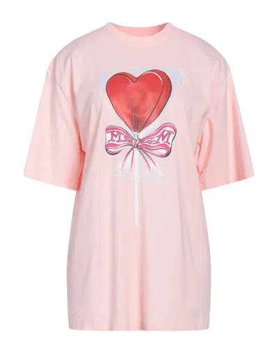 Msgm T-shirts In Pink
