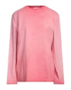 Msgm Woman T-shirt Pink Size S Cotton
