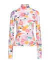 Msgm Woman T-shirt White Size 4 Polyester, Elastane