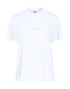 Msgm Woman T-shirt White Size L Cotton In White