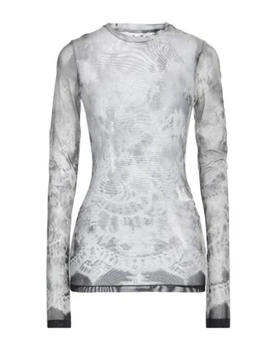 Msgm Woman Top Black Size 4 Polyamide, Elastane