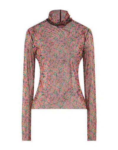 Msgm Woman Top Black Size 6 Polyamide, Elastane
