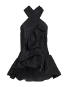Msgm Woman Top Black Size 8 Polyester In Black