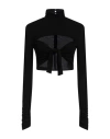 Msgm Top In Viscosa Nera Donna In Black