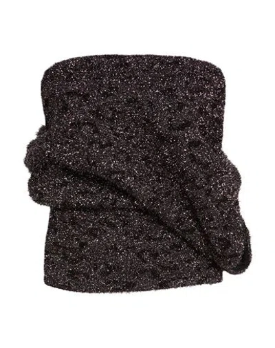 Msgm Woman Top Black Size S Polyamide, Polyester, Elastane