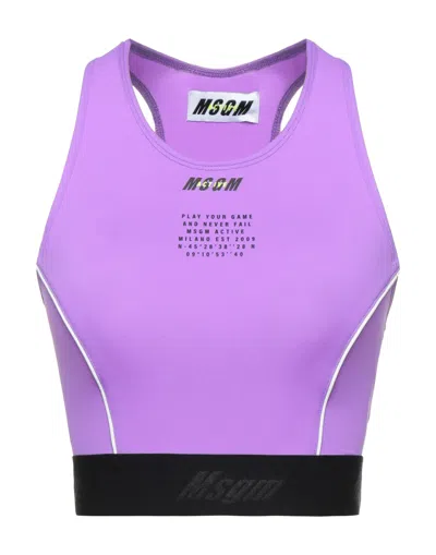 Msgm Tops In Purple