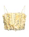 Msgm Tops In Yellow
