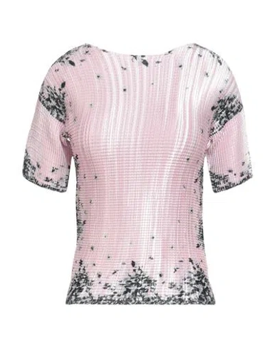 Msgm Woman Top Pink Size 8 Polyester