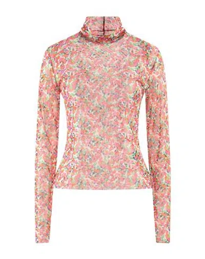 Msgm Woman Top Red Size 8 Polyamide, Elastane
