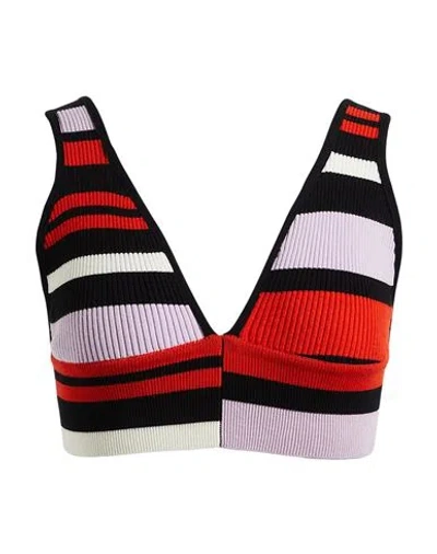 Msgm Woman Top Red Size S Viscose, Polyester