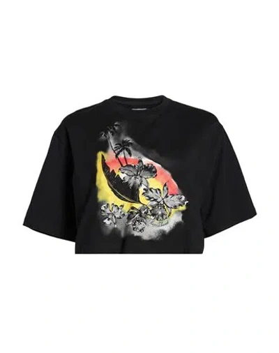 Msgm Woman T-shirt Black Size Xs Cotton