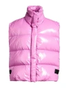 Msgm Woman Vest Pink Size 6 Polyamide In Pink
