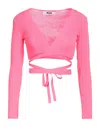 Msgm Top Cropped In Pink