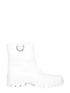 Msgm Women's Boot  In White