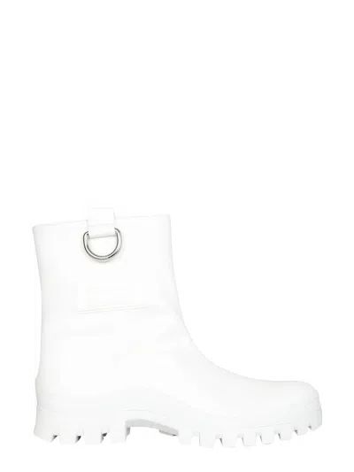 Msgm Women's Boot  In White