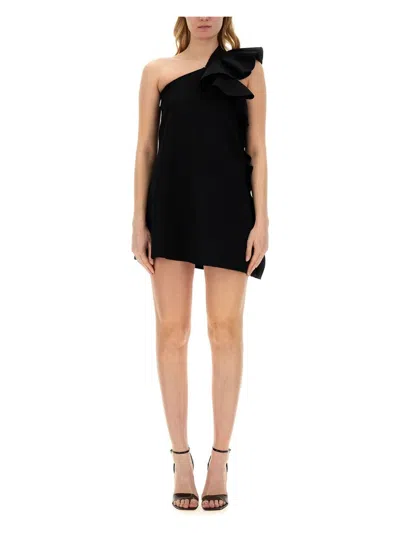MSGM WOMEN'S DRESS WITH RUFFLES