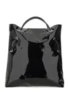 Msgm Women's Leather Tote Bag In Black