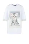 Msgm Women's T-shirt - White In White